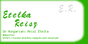 etelka reisz business card